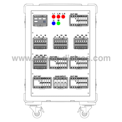 MD125-210RCBO - 125A Main Distribution Box - RCBO Protection