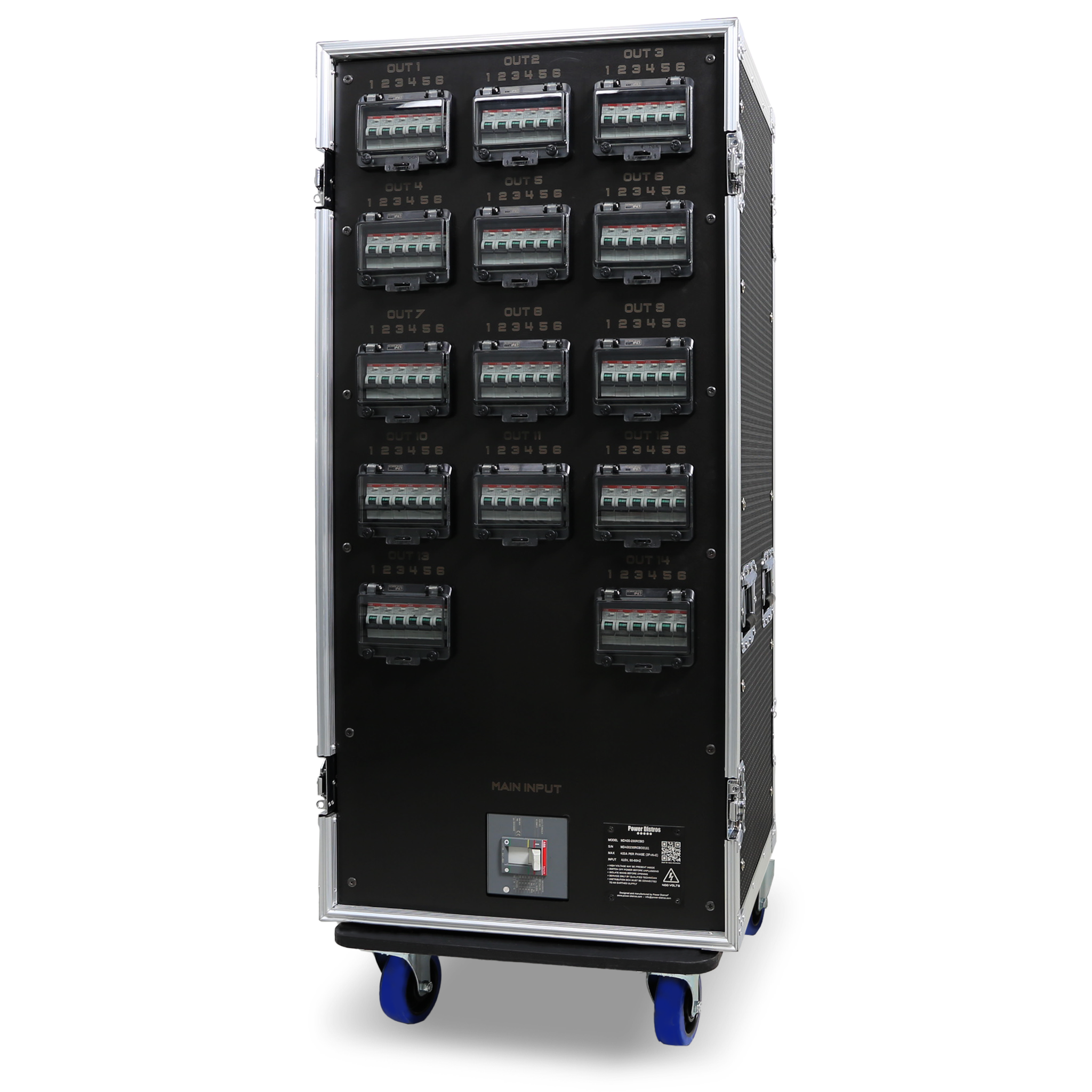 MD400-230RCBO - 400A Main Distribution Box - RCBO Protection