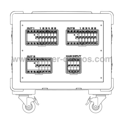 MD63-100RCD - 63A Main Distribution Box - RCD Protection