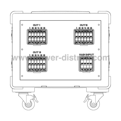 MD63-230MCB - 63A Main Distribution Box with - MCB Protection