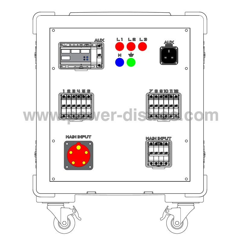 MD63-310MCB - 63A Main Distribution Box