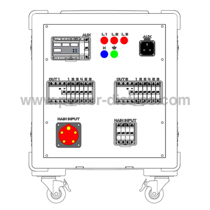 MD63-310RCD - 63A Main Distribution Box - RCD Protection