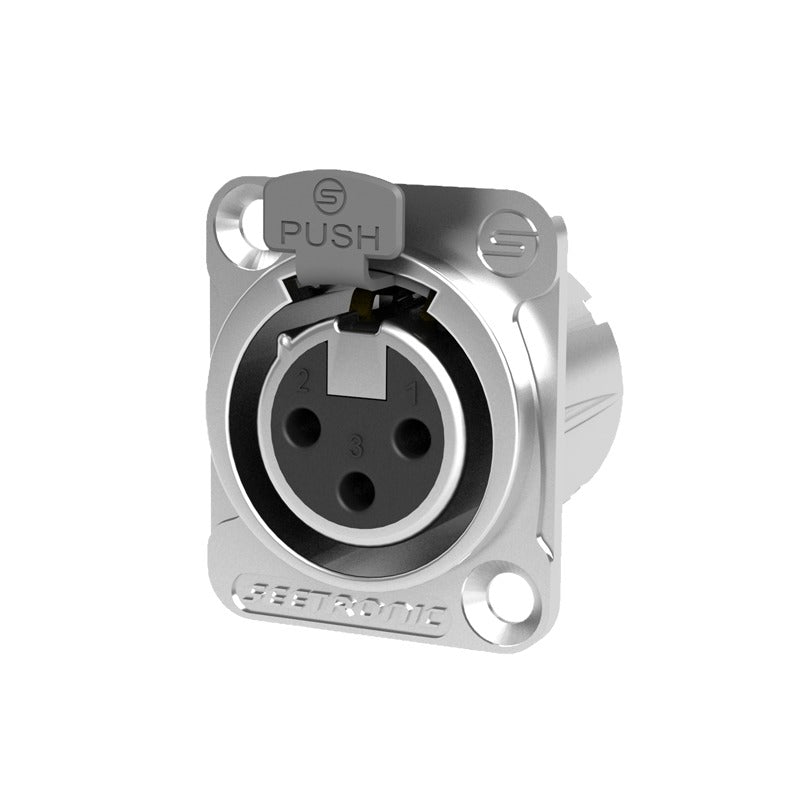 Seetronic - XLR - Chassis Connector 3-Pin Female - MK3F2C