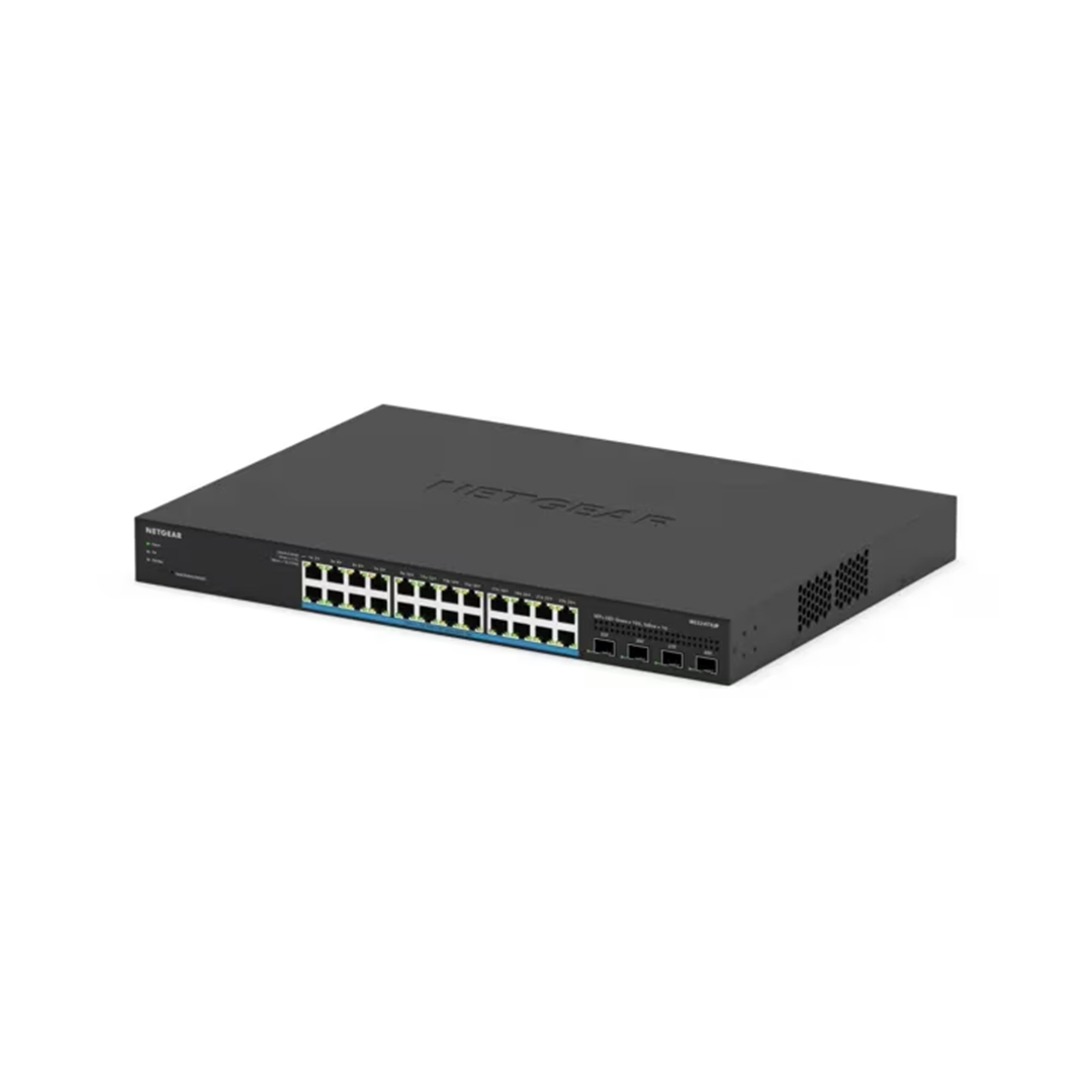 MS324TXUP- 24-Port Multi-Gigabit (2.5G) Ethernet Ultra60 PoE++ Smart Switch with 4 SFP+ Ports