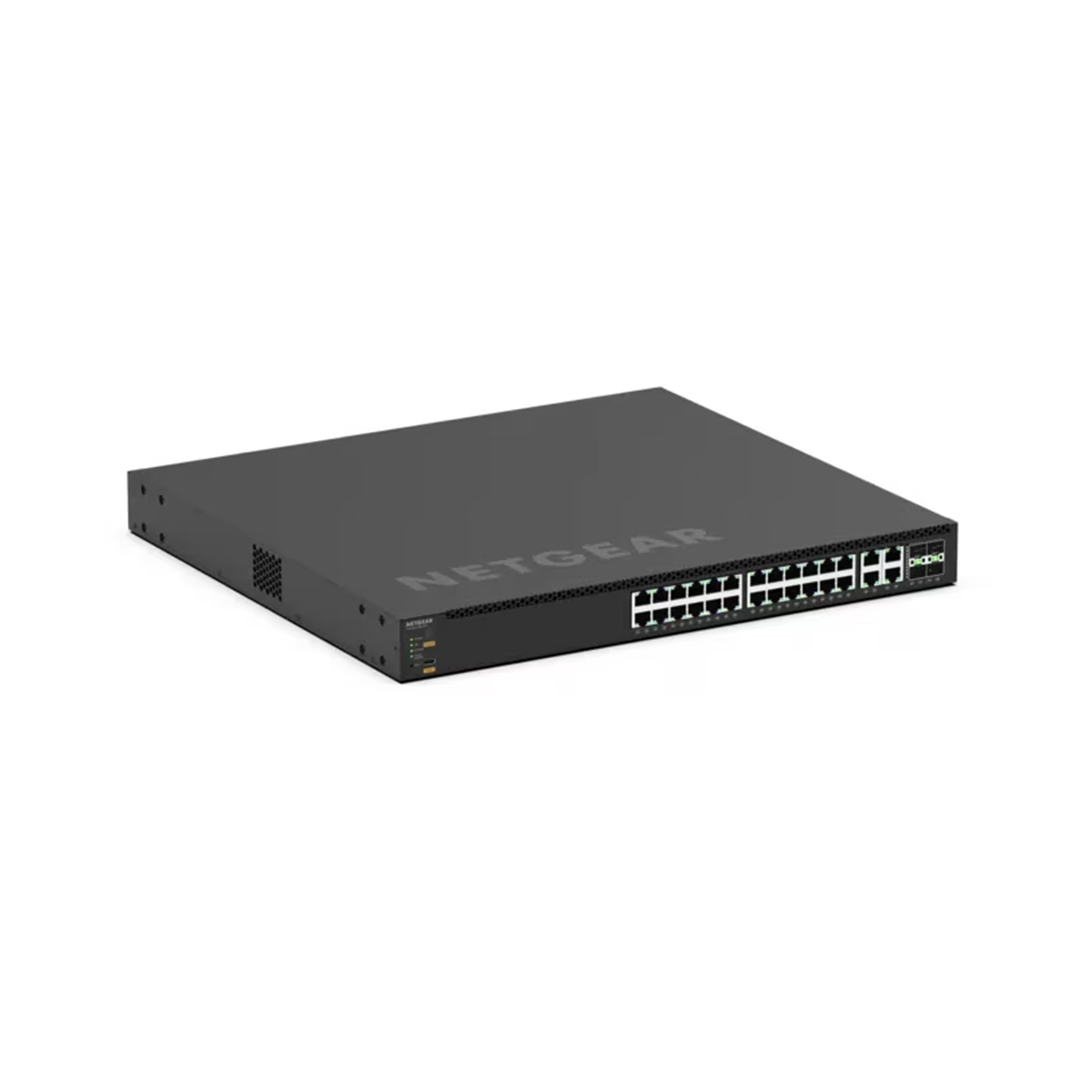 MSM4332 - 24x2.5G, 4x10G/Multi-gig PoE++ (522W base, up to 2,520W) and 4xSFP28 25G Managed Switch