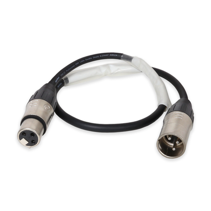XLR Cable - 3 Pin SCSM3/SCSF3 Connector AWG 24 for DMX - 0.6m-50m