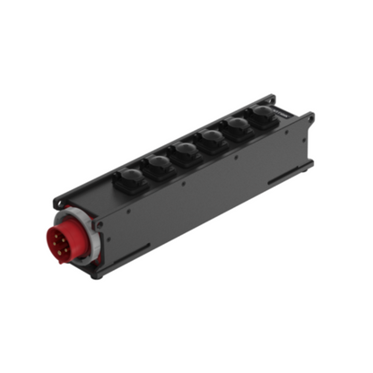 Power Strip - IN: 1xCEE16A - OUT: 6x powerCON® TRUE1® TOP-XO CCV5RD-6T1-C