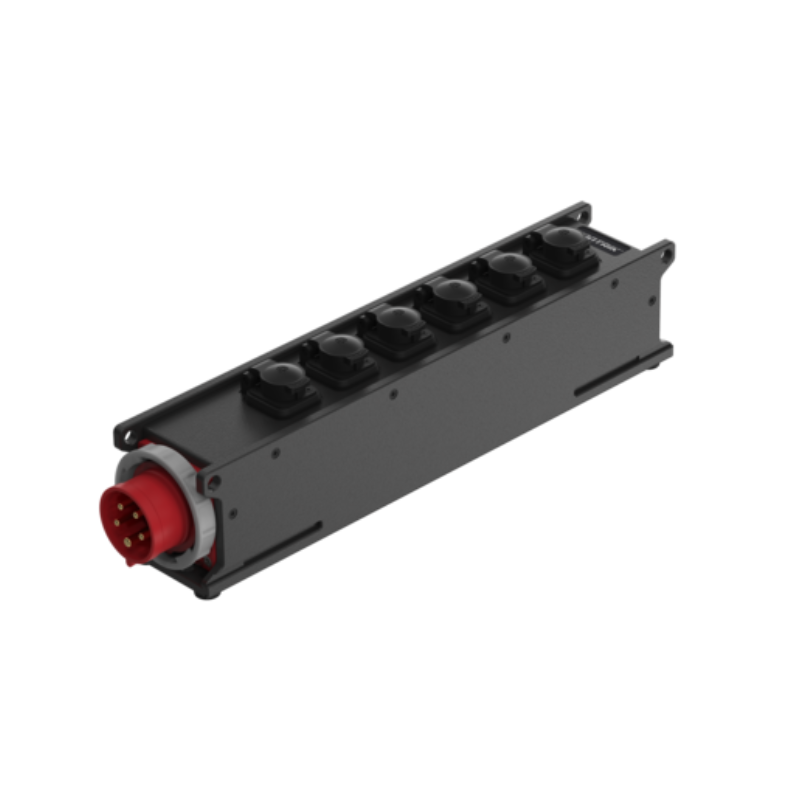 Power Strip - IN: 1xCEE16A - OUT: 6x powerCON® TRUE1® TOP-XO CCV5RD-6T1-C