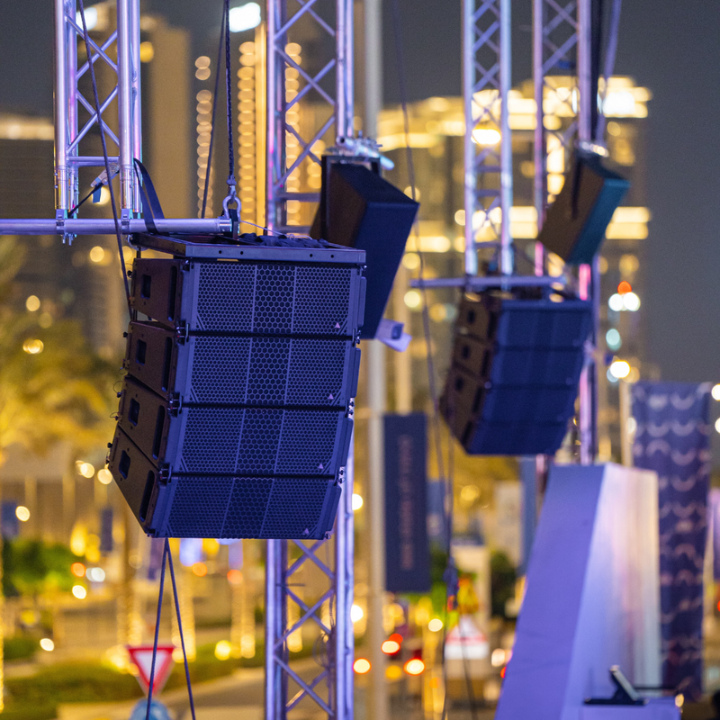 Slider image for Pure White Dubai Opens with Adamson Systems, Visiotek and Cyclops Lighting