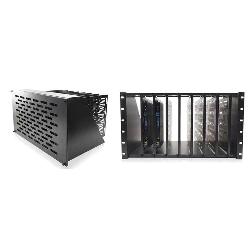RSU-6RU - Universal Rack Shelf Unit with 8 x Vertical Blade Shelves