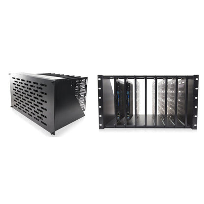 RSU-6RU - Universal Rack Shelf Unit with 8 x Vertical Blade Shelves