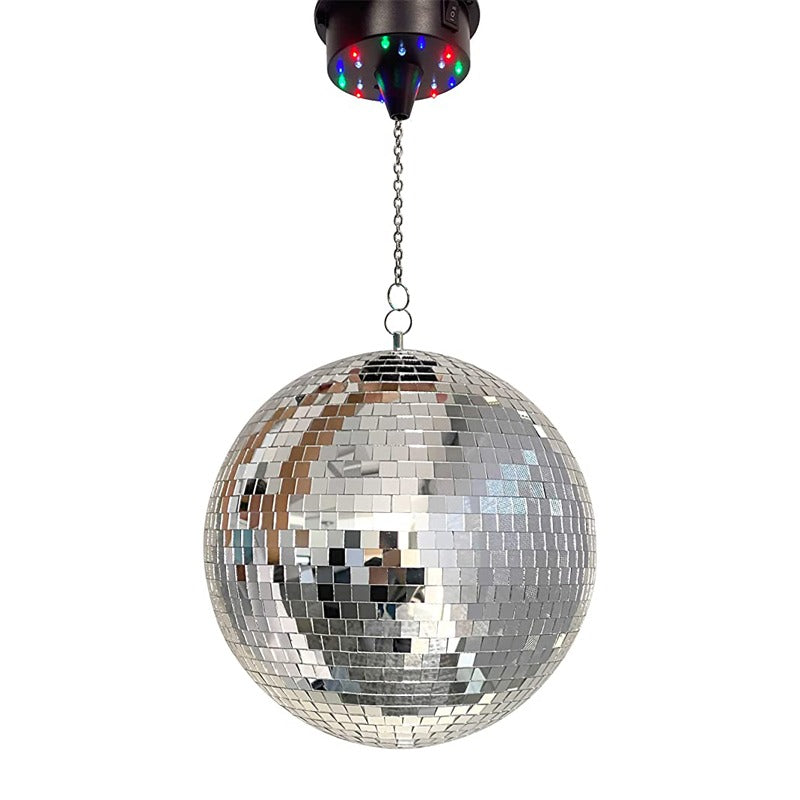 Battery Motor for Rotating Disco Ball with 24 RGB LEDs
