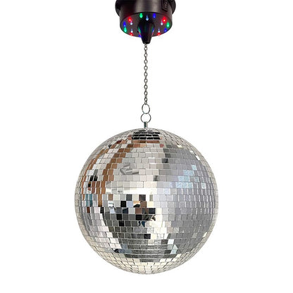 Battery Motor for Rotating Disco Ball with 24 RGB LEDs