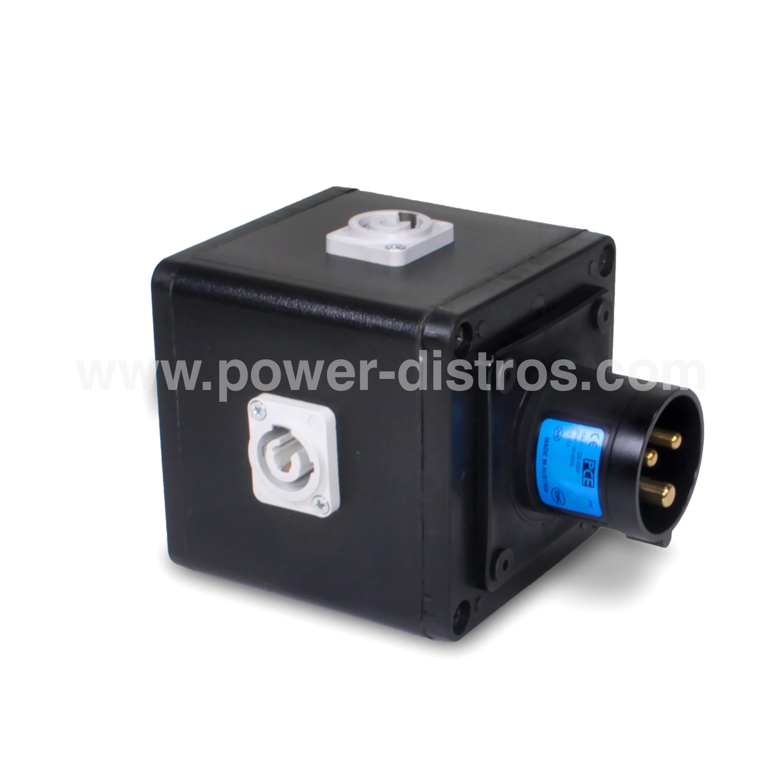 16amp CEE Input, 4 x 20amp PowerCon Outputs Stage Box - SB163P-01P20