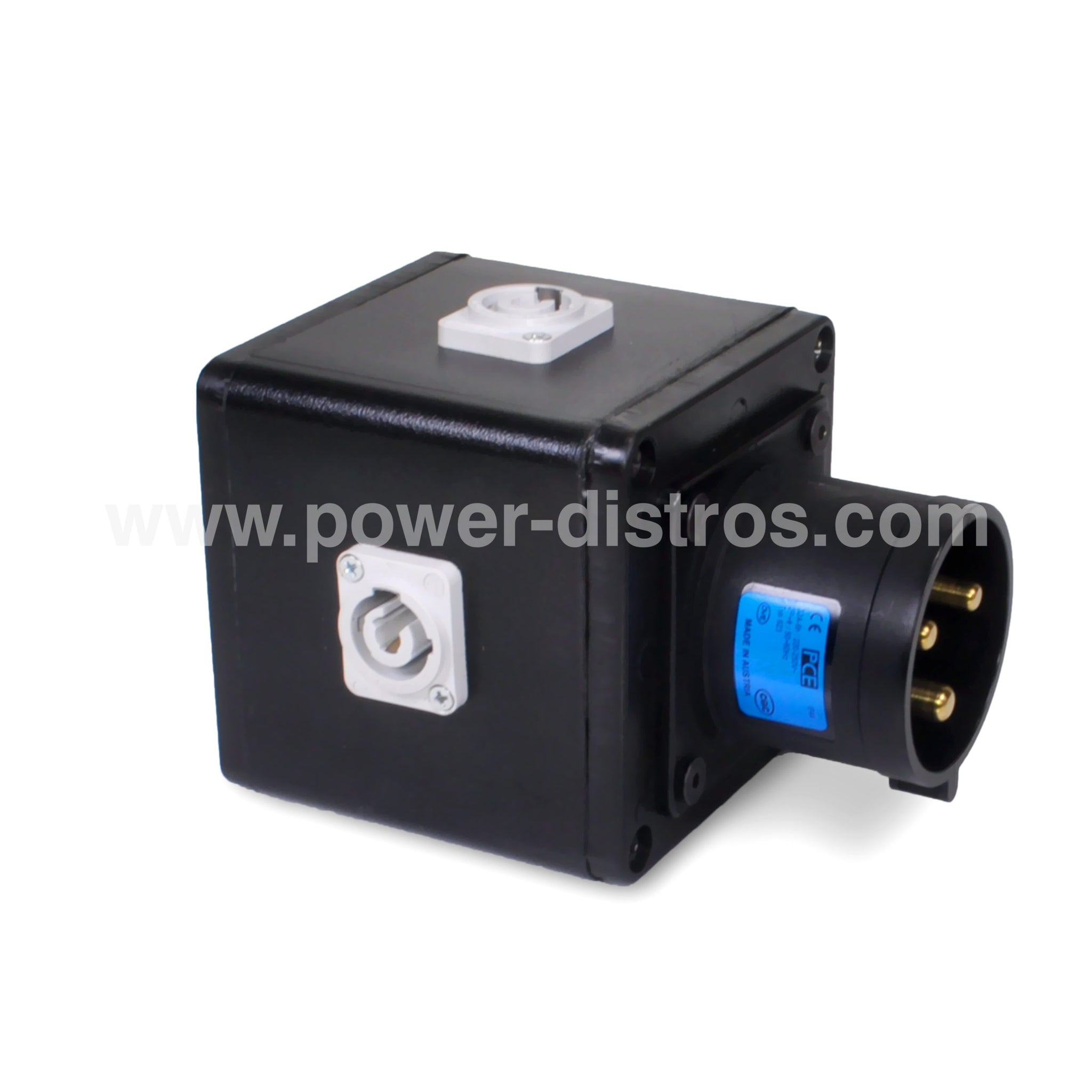 32amp CEE Input, 4 x 20amp PowerCon Outputs Stage Box - SB323P-01P20