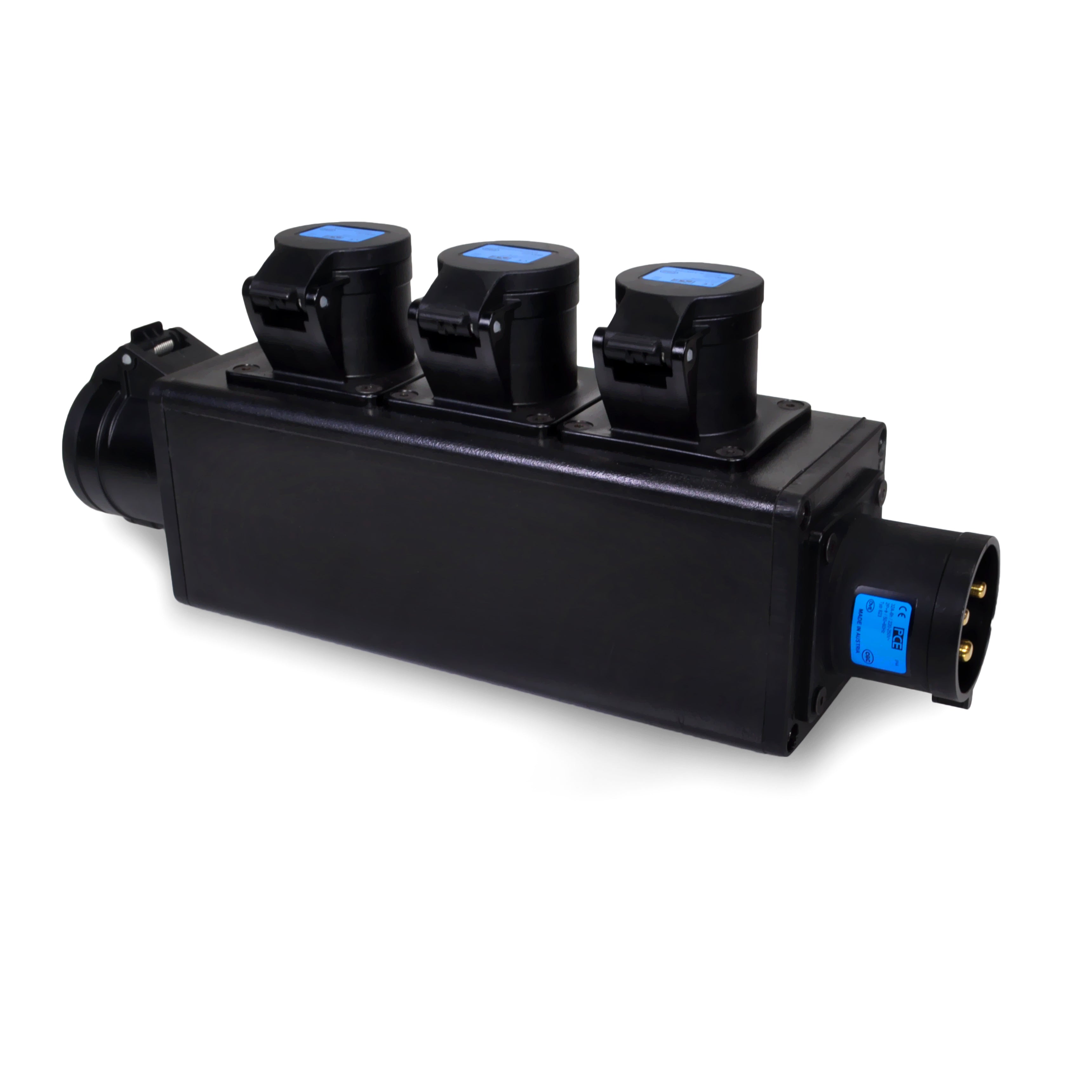 32amp CEE Input, 3 x 16amp CEE and 32amp CEE Outputs Stage Box - SB323P-03C163P