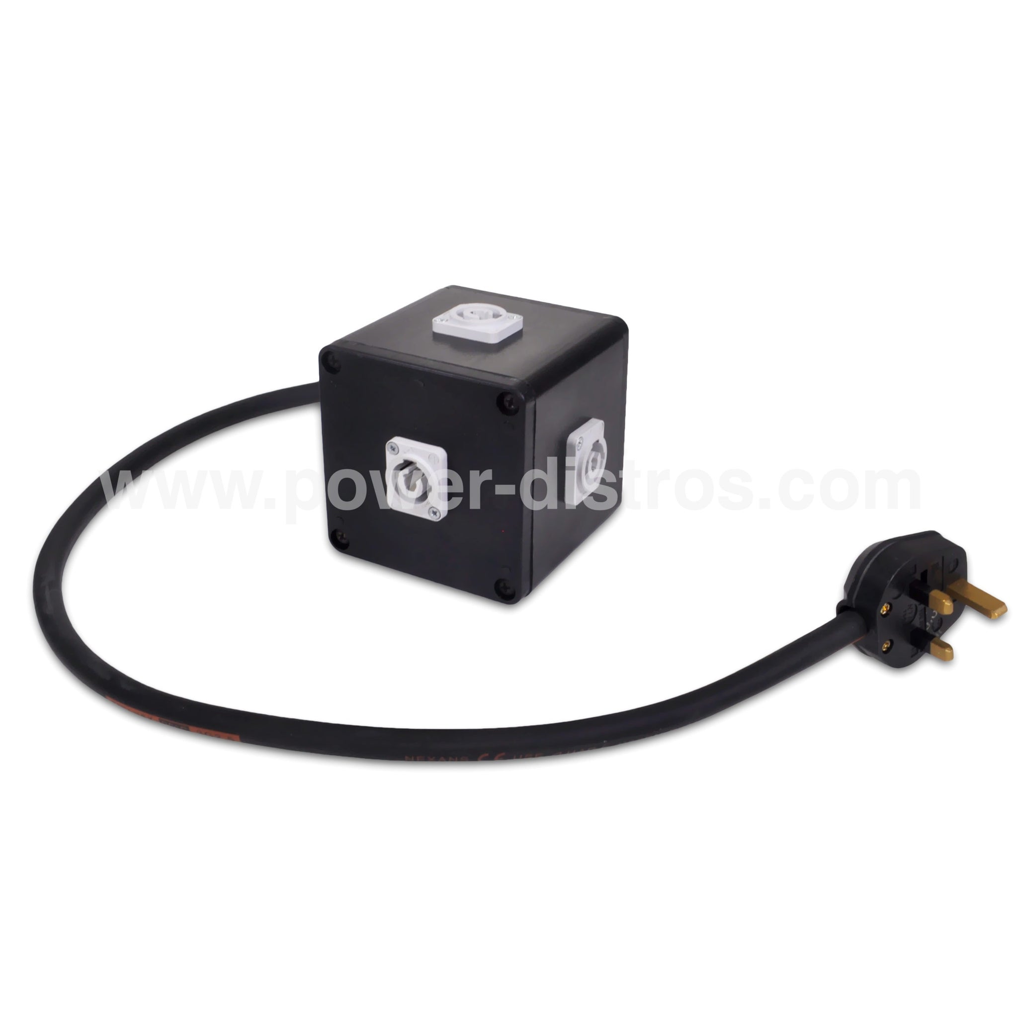 13amp Input, 4 x 20amp PowerCon Outputs Stage Box - SBC13-01P20