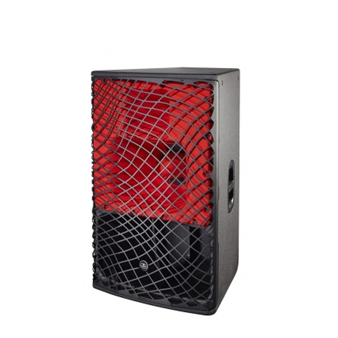700 W, Three-way full range, 15" horn loaded bass, 8" bullet-type low-mid, 40x30 rotatable horn