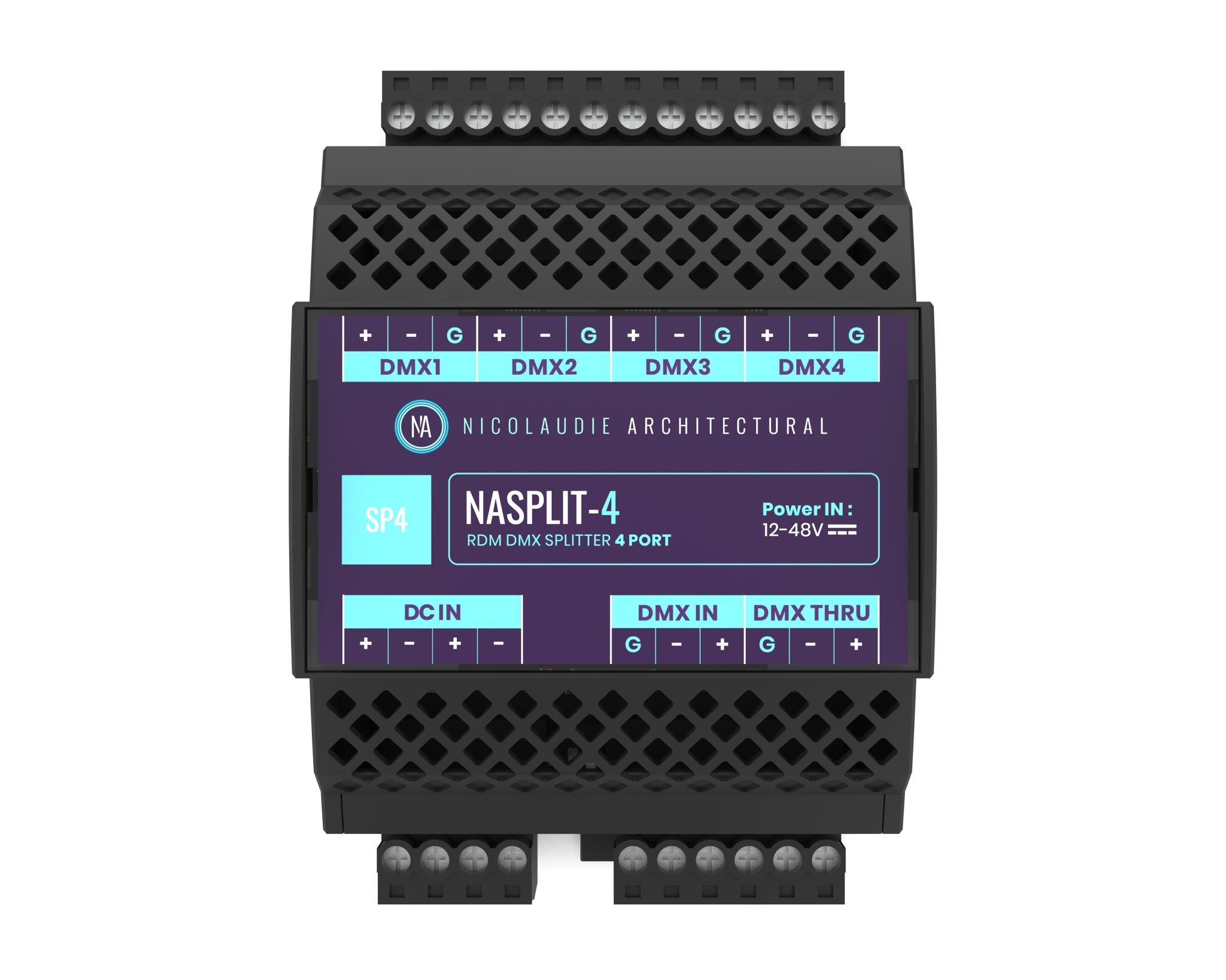 NASPLIT-4 DMX RDM splitter