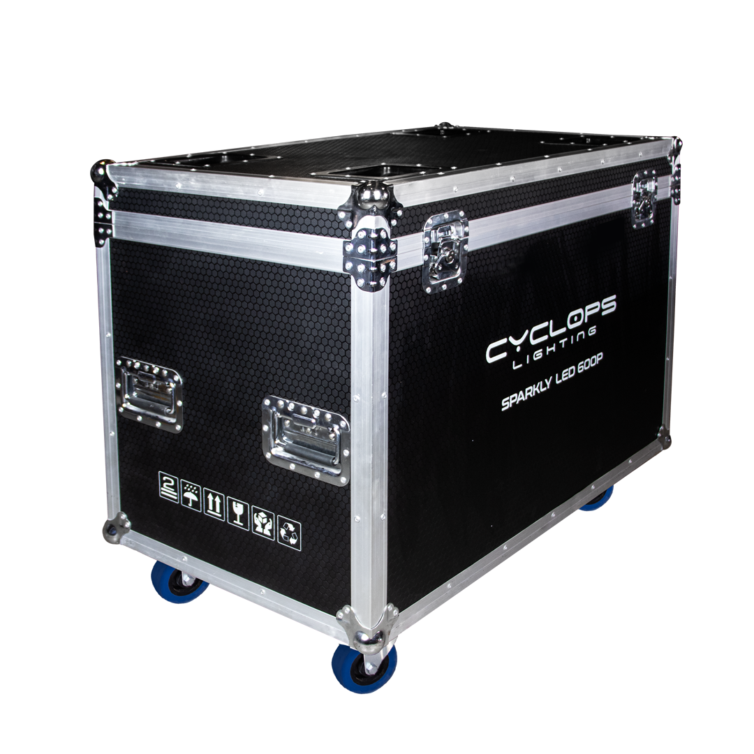 Flight Case - SPARKLY LED 600P - 2 Fixtures