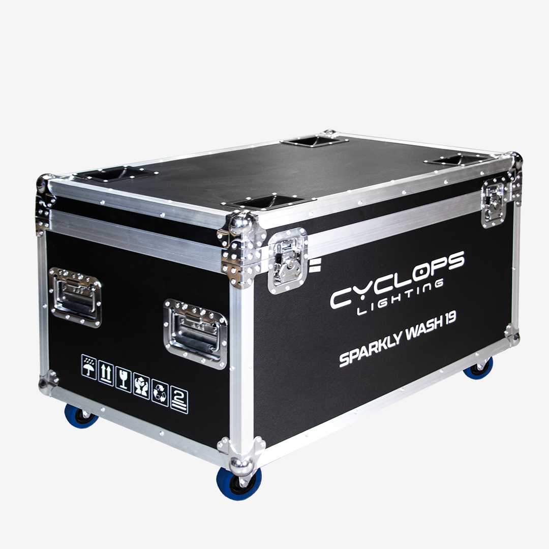 Flight Case - SPARKLY WASH 19  - 4 fixtures