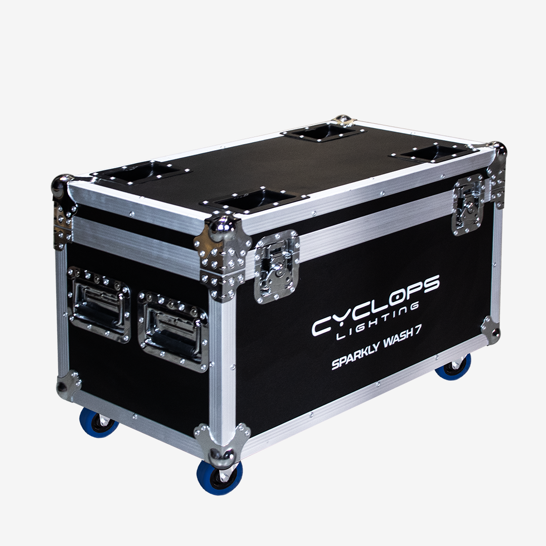 Flight Case - SPARKLY WASH 7  - 4 fixtures