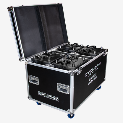 Flight Case - SPARKLY WASH 800 - 4 Fixtures