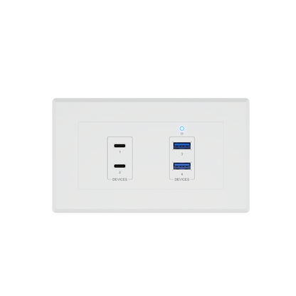 UEX3D-WP-EU- USB 3.2 Gen1 HDBaseT™ Extender EU Wall Plate - Device