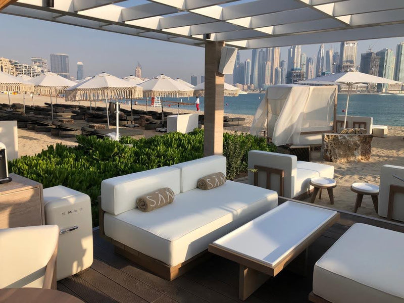 Slider image for SĀN Beach opens with K-Array and Cyclops Lighting in all-white aesthetic