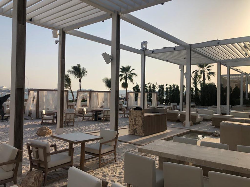 Slider image for SĀN Beach opens with K-Array and Cyclops Lighting in all-white aesthetic