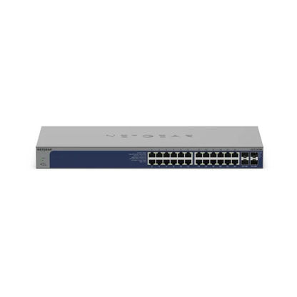 XS724TM - 24-Port 10G/Multi-Gigabit Ethernet Smart Switch with 4 10G SFP+ Ports
