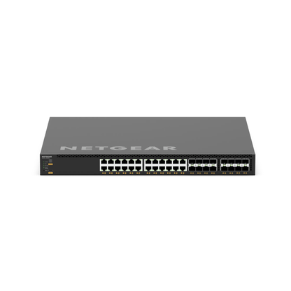 XSM4340V 24x10G/Multi-Gig PoE++ (290W base, up to 1,770W), 8xSFP+ and 8xSFP28 25G Managed Switch