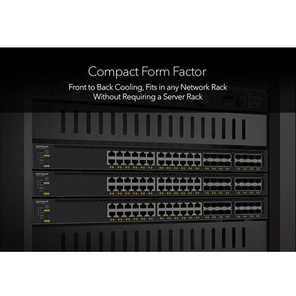 XSM4340V 24x10G/Multi-Gig PoE++ (290W base, up to 1,770W), 8xSFP+ and 8xSFP28 25G Managed Switch