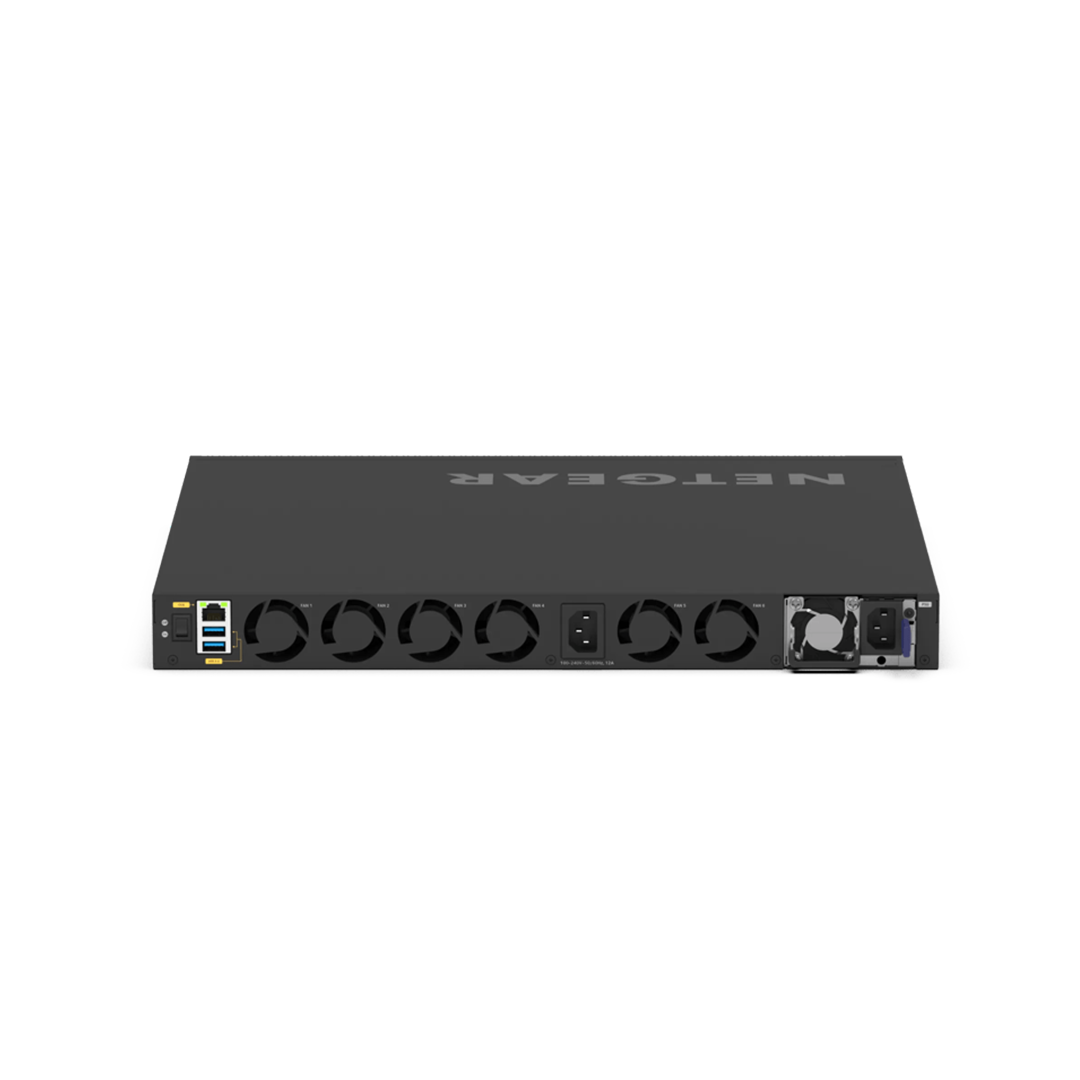 XSM4344C 40x10G/Multi-Gig PoE++ (196W base, up to 1,676W) and 4xQSFP28 100G Managed Switch