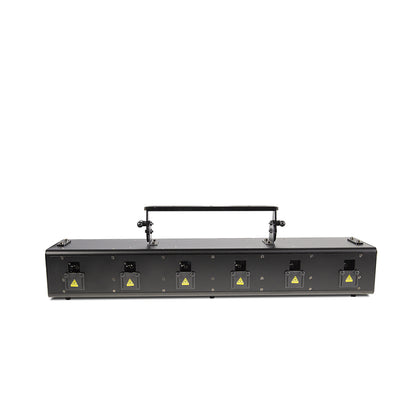 COMET 62500 - Laser bar with 6 x 2500 mW RGB full color animation laser array