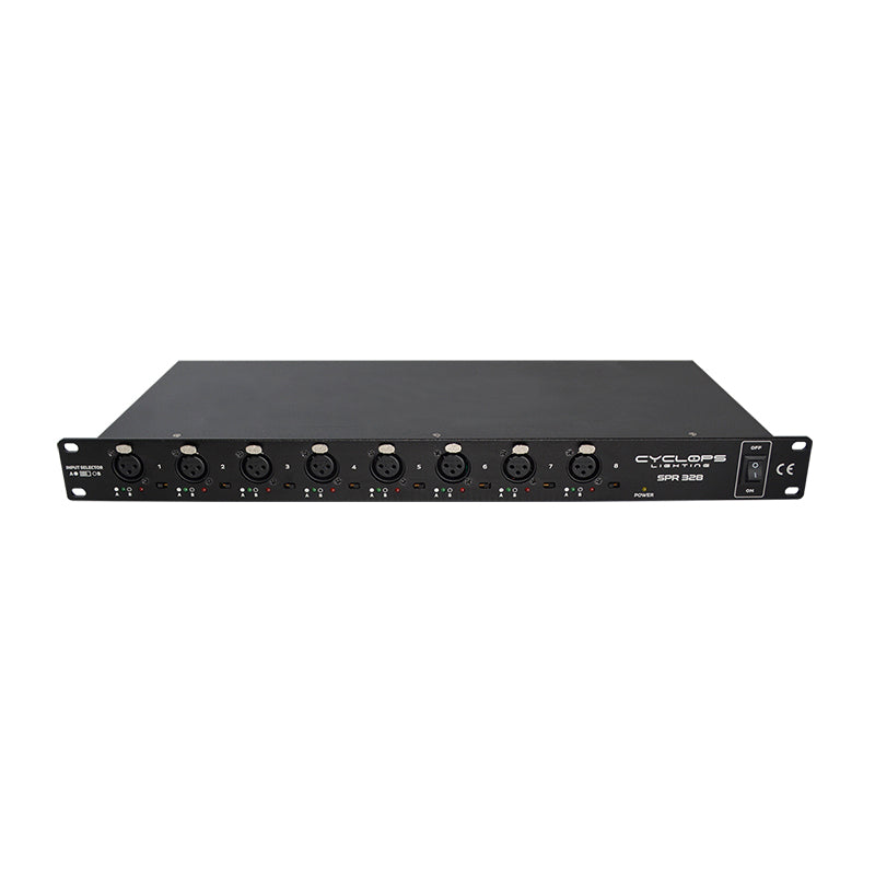 SPR 328 - 3 Pin Rack Mounted DMX Splitter
