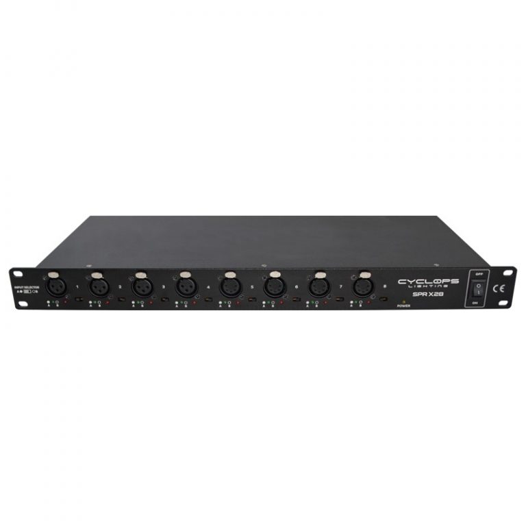 SPR X28 Rack mounted DMX Splitter