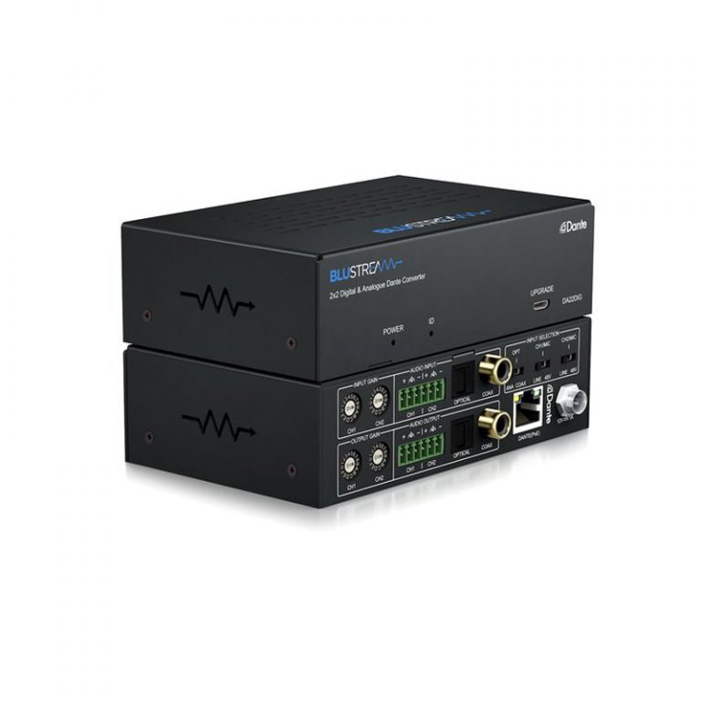 DA22DIG 2x2 Digital Analogue Dante Converter